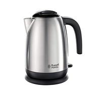 Russell Hobbs 23910 Adventure Bollitore elettrico in acciaio inox spazzolato, manico aperto, 3000 W 1,7 L Bollitore spazzolato 1,7 litri