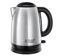 Russell Hobbs Bollitore Elettrico - 1,7 L, 2400 W - Acciaio Inox Satinato; Ebollizione Rapida; Filtro Anticalcare Rimovibile; Beccuccio, Indicatore Liv. di Riempimento, Adventure 23912-70