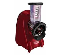 Russell Hobbs Affetta Verdure Elettrico Rosso - 3 Modalità Grattugia - Grossolana, Fine e a Fette - Senza BPA e Lavabile in Lavastoviglie, Tritatutto e Grattugia da Cucina, 22280-56