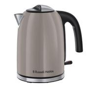 Russell Hobbs Bollitore Elettrico [1,7L, 2400W] Colours Plus Mocha (Acciaio inox, Ebollizione rapida, Indicatore acqua, Filtro anticalcare, Risparmio energetico, Beccuccio Perfect Pour) 28511-70