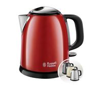 Russell Hobbs Bollitore Elettrico Capacità 1 Litro Potenza 2400 Watt Filtro Estraibile colore Rosso - 24992-70
