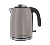 Russell Hobbs Bollitore Elettrico [1,7L, 2400W] Colours Plus Mocha (Acciaio inox, Ebollizione rapida, Indicatore acqua, Filtro anticalcare, Risparmio energetico, Beccuccio Perfect Pour) 28511-70