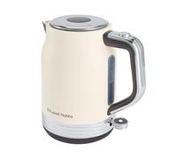 Russell Hobbs Bollitore Elettrico [1,7L, 2400W] Hanley Jasmine (Acciaio inox, Design vintage, Perfect Pour, Finestra acqua, Base 360°, Avvolgicavo, Coperchio pulsante, Risparmio energetico) 28640-70