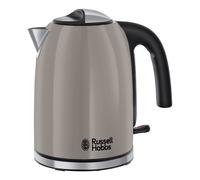 Russell Hobbs Bollitore Elettrico [1,7L, 2400W] Colours Plus Mocha (Acciaio inox, Ebollizione rapida, Indicatore acqua, Filtro anticalcare, Risparmio energetico, Beccuccio Perfect Pour) 28511-70