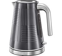 Russell Hobbs Bollitore Geo Steel 25240-70, Dettagli in Acciaio, 1,7 Litri, 2400 W