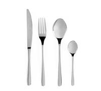 Russell Hobbs Capri Set di posate, 16 pezzi, acciaio inox 18/10 | 4 coperti, finitura a specchio, manici ergonomici, lavabile in lavastoviglie, coltelli, forchette, cucchiai e cucchiaini