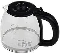 Russell Hobbs Caraffa in Vetro di ricambio - per Macchina Caffè Adventure 24010-56 e ColorsPlus Digital 24031-56, 24033-56, 24034-56 e Victory 24030-56 - Caraffa Vetro Macchina Caffè con filtro 700214