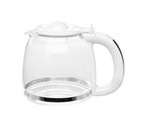 Russell Hobbs Caraffa in Vetro di ricambio - per Macchina da Caffè Inspire bianca 24390-56 e grigia 24393-56 - Contorni color bianco - Caraffa Vetro per macchina da caffè con filtro 700241