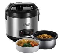 Russell Hobbs Cuociriso e Vaporiera 2 in 1, Multicottura, 6 tazze, 1.2 L, 500 W, Cesta per Carne e Verdure, Lavastoviglie ok, 27080-56 [Esclusiva Amazon]