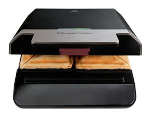 Russell Hobbs Easy Clean tostiera 750 W Nero, Acciaio inox