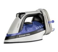 Russell Hobbs Ferro da Stiro a Vapore - Con Aavvolgicavo salvaspazio - 2400 W, Colpo di Vapore Extra da 180 g, Serbatoio dell'acqua da 320 ml, Piastra in Ceramica, Funzione Autopulente, 26730-56