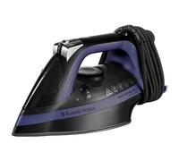 Russell Hobbs Ferro da Stiro a Vapore - Una Temperatura Ottimale per tutti i tessuti, con Aavvolgicavo salvaspazio - 2400 W, Colpo di Vapore Extra 200 g, Piastra in Ceramica, Anticalcare, 26731-56