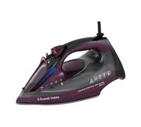 Russell Hobbs Ferro da Stiro, Piastra Ceramica Antiaderente, 195g di Vapore, 50g di Vapore Continuo, Serbatoio da 380ml, Auto-pulente,Anti-calcare,no gocciolamento, Controllo Colore, 2800W, 27281-56