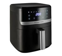 Russell Hobbs Friggitrice ad Aria 5,5L Rapid Air [Compatta, 9 Funzioni] (Lavastoviglie ok,Ceramica antiaderente, No BPA, Schermo touch,Frittura senza olio, Griglia,Cottura al forno e Arrosto)27621-56
