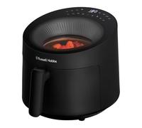 Russell Hobbs Friggitrice ad aria 5 L,10 programmi di cottura,con finestra vetro Panoramica, lavabile in lavastoviglie, senza olio, friggere, grigliare, cuocere al forno, 200°C, Nero, 27420-56