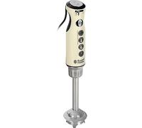 Russell Hobbs Frullatore ad Immersione Retro, Gambo e lama in Acciaio, 700 Watt, BPA Free, 2 velocità, Crema, 25232-56