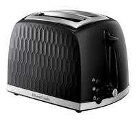 Russell Hobbs Honeycomb 26061-56 - Tostapane 2S, colore: Nero