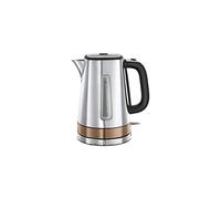 Russell Hobbs Luna 24280-70 Bollitore, Ebollizione in 55 sec., Acciaio Inox, Avvolgicavo, 2400 W, 1.7 L, Grigio Chiaro e Bronzo