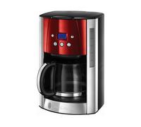 RUSSELL HOBBS Luna macchina caffè americano, Nero, Rosso, Argento