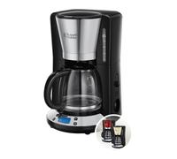 Victory Libera installazione Macchina da caff con filtro Nero, Acciaio inossidabile 1,25 L 10 tazze