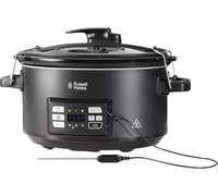 Russell Hobbs Multicooker 3 in 1 - Cottura Lenta, Sottovuoto, Cottura con Sensore Temperatura Interna - Pentola in Ceramica Pesante da 6,5 L; Display Digitale con Temperatura; 25630-56