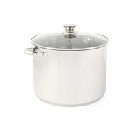 Russell Hobbs Pentola alta Classic Collection da 30 cm - Pentola in acciaio inox, coperchio in vetro temperato con valvola di sfiato, capacità 15 litri, finitura a specchio, facile da pulire