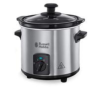 Russell Hobbs Pentola per Cottura Lenta Mini - Pentola in Ceramica Pesante da 2 L per Un'Ottima Distribuzione Della Temperatura - 3 Temperature; Funzione Mantieni Caldo; 145 W, Slow Cooker 25570-56