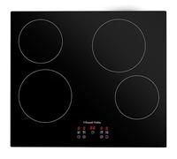 Russell Hobbs - Piastra elettrica in ceramica larga 59 cm con 4 zone di cottura, 9 livelli elettrici, controllo tattile e facile pulizia, taglio di sicurezza, timer e display a LED, blocco