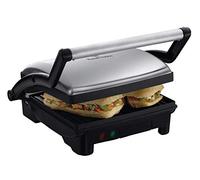 Russell Hobbs 17888-56 Griglia di contatto Da tavolo Elettrico 1800W Nero, Acciaio inossidabile barbecue e bistecchiera, 20913 036 001