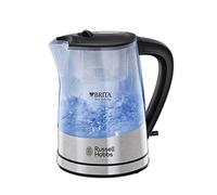 Russell Hobbs Purity 22850-70 Bollitore, Filtrante per meno Calcare, Elemento di riscaldamento, Avvolgicavo, 2200 Watt, Capacità 1L, Grigio