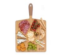 Russell Hobbs RH01692GEU7 Opulence - Tagliere da portata e da taglio, in bambù, manico dorato, robusto e durevole, ideale per carni, formaggi e cracker