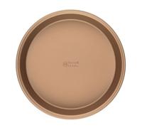 Russell Hobbs® RH02146GEU7 Opulence - Teglia tonda antiaderente per torte, dolci, crostate e quiche, facile da pulire, no PFOA, utilizzabile in forno fino a 220°, 24 cm, acciaio al carbonio, oro