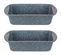 Russell Hobbs Set di 2 Padelle in Pietra Nightfall da 28 cm - Rivestimento Antiaderente Effetto Marmo Blu, Compatibili con Induzione, Gas ed Elettrico, Ergonomici e Resistenti al Calore