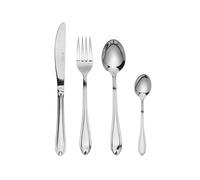 Russell Hobbs Set di Posate 16 Pezzi - Marsiglia, Acciaio Inossidabile 18/0, 4 Coperti, Forchette, Coltelli, Coltello da Bistecca, Cucchiai da Tavola, Cucchiaini da Tè, Lavabili in Lavastoviglie