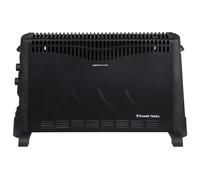 Russell Hobbs Termoconvettore elettrico 2000W/2KW con timer, 3 impostazioni di calore, protezione dal surriscaldamento, termostato regolabile, Nero