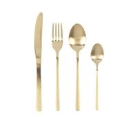 Russell Hobbs Vienna Set posate 16 pezzi, oro satinato | Acciaio inox 18/0, servizio per 4, forchette, coltelli, cucchiai da tavola e da tè, lavabile in lavastoviglie