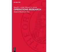 Russell L Ackoff Maurice W Sasieni Operations Research (Copertina rigida)