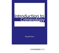 Russell Pond Introduction to Criminology (Tascabile)