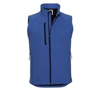 RUSSELL Smanicato MEN'S SOFTSHELL GILET Giubbotto Uomo Antivento Softshell Tasca