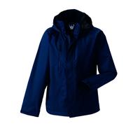 Russell Uomo Tinta Nero Blu, Grigio o Rosso Giacca Impermeabile Con Cappa XS-4XL