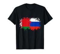 Russia & Bielorussia Insieme, Metà Russo, Metà Bielorusso Maglietta