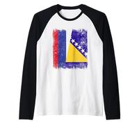 Russia, Bosnia ed Erzegovina, Mezza Bandiera Maglia con Maniche Raglan