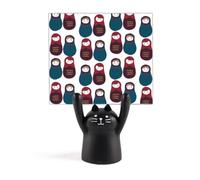 Russia Ragazzi Ragazze Bambola Matrioska Memo Holder Cartoon Gatto Nero Stand Decorazione