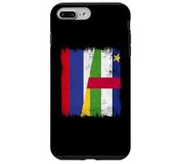 Russia Repubblica Centrafricana Mezza bandiera Russo CAR Roots Custodia per iPhone 7 Plus/8 Plus