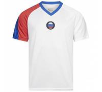 JELEX Retro History - Maglia da uomo, con logo ricamato e maniche corte, design nostalgico per gli appassionati di calcio, ideale per collezionisti, russia, XL