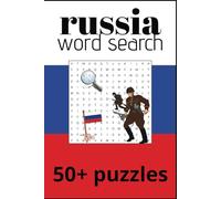 Russia Word Search Puzzle Book: 50+ Fun Puzzles | 6x9 Inches, 110 Pages | Perfect for Russia Lovers and Culture Enthusiasts