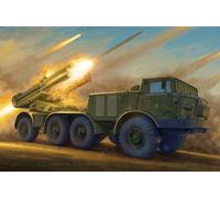 Russian 9p140 Tel Of 9k57 Uragan Multiple Launch Rocket System 1:72 Model Kit