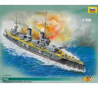 Russian Battleship Sewastopol WWI 1914-1915 Plastic Kit 1:350 Model ZVEZDA