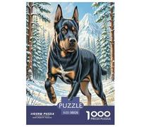 Russian Black Terrier Jigsaw Puzzle Impossible 1000Pcs Decorazione Per La Casa. Rilassamento E Intelligence Per Adulti E Ragazzi Da 14 Anni 38x26cm/1000pcs