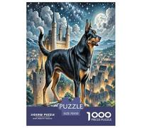 Russian Black Terrier Puzzle Impossible 1000Pcs Decorazione Per La Casa. Giochi Rilassamento E Intelligence Per Adulti E Ragazzi Da 14 Anni 70x50cm/1000pcs